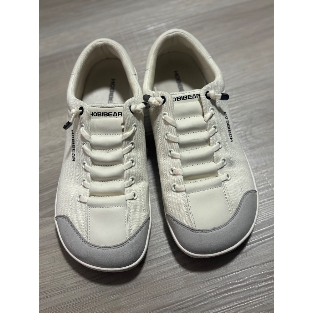 Hobibear Men's Cream & Gray Casual Sneakers